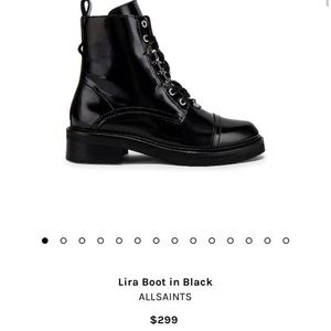 ALL SAINTS LIRA LEATHER SIZE 11 $299